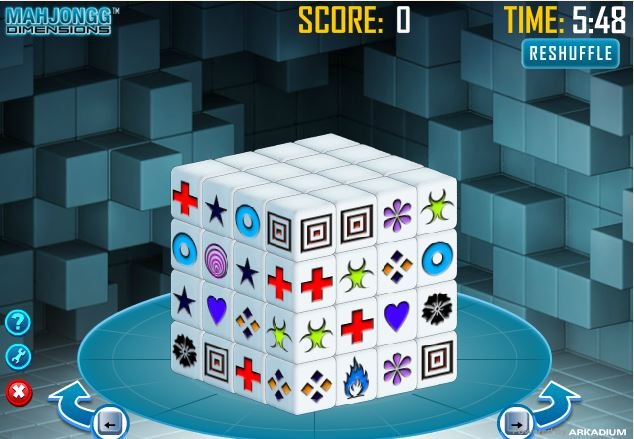 Mahjongg Dimensions - Játssz online! - Startlap Játékok